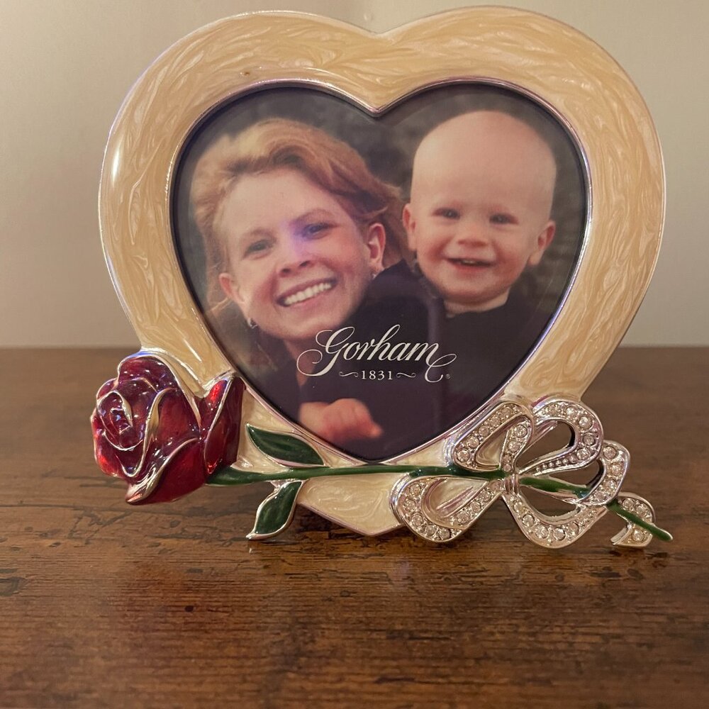 Vintage Heart picture frame Gorham - Picture 4 of 4